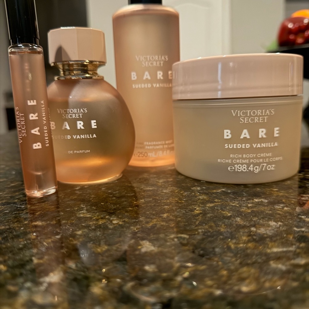 Victoria's Secret Bare Sueded Vanilla Set